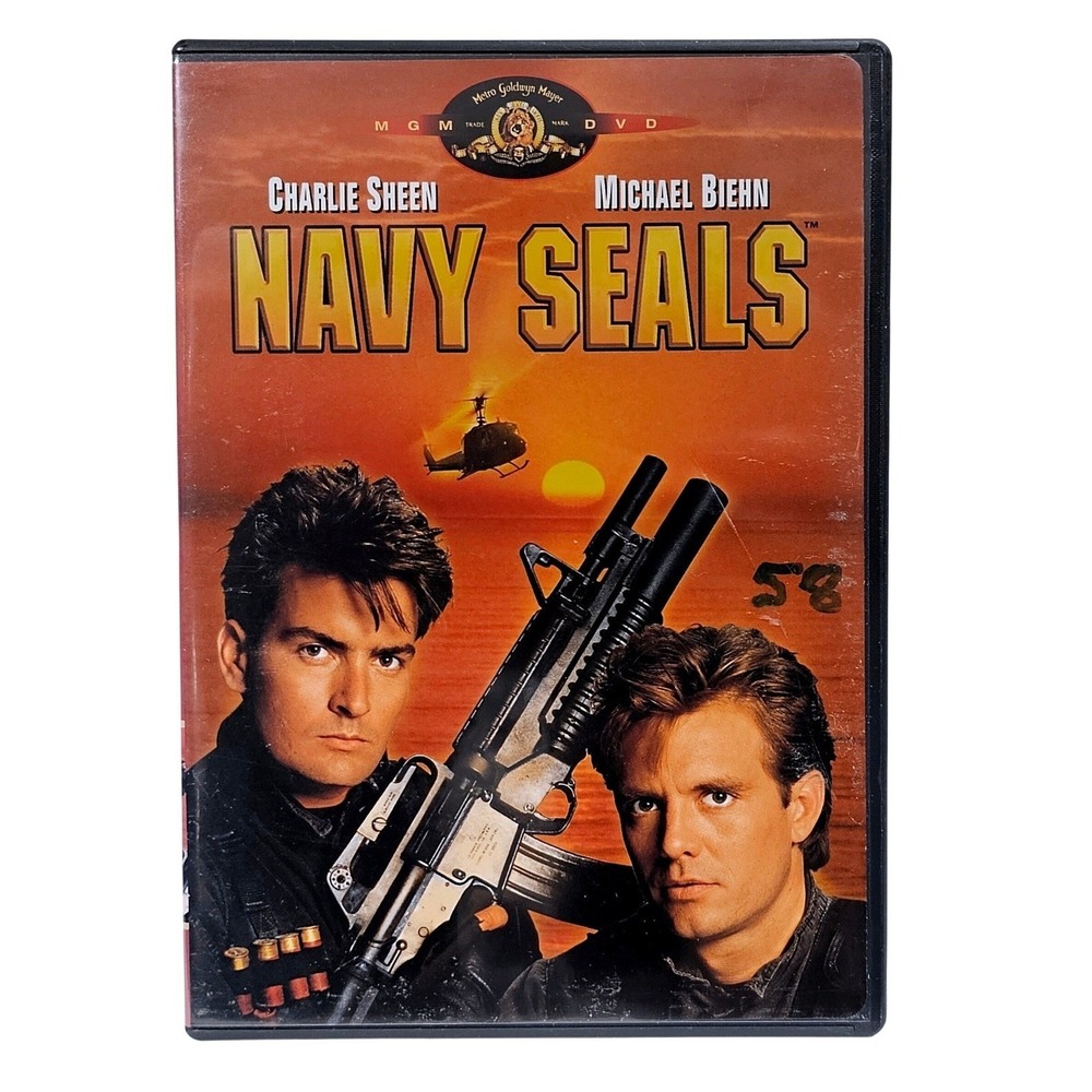 Navy SEALs DVD 1990 Charlie Sheen Michael‎ Biehn MGM Action Thriller Movie